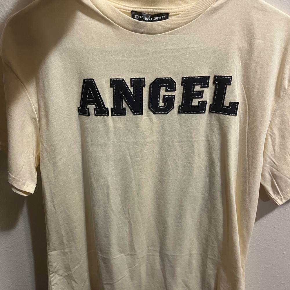 Streetwear Society Cream 'Angel' Tee